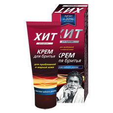 Крем для гоління "ХІТ" з олією чайного дерева туба 75 мл у футлярі
