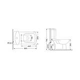 Компакт Devit Comfort кришка дюрапласт мікроліфт, фото 3