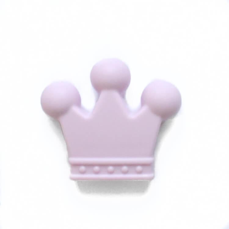 Корона (лаванда) намистина з харчового силікону, фото 1