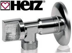 Кран для води Herz 1/2"-1/2" хромований