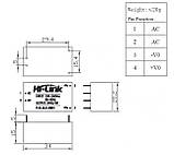 Блок живлення компактний Hi-Link HLK-PM03 3.3 3.3 V 900mA (3W) / AC-DC 220V [#B-7], фото 3