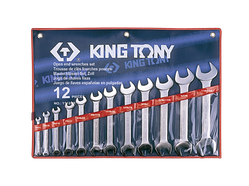 Набір ключів ріжкових 12шт. 1/4-1-1/4 KING TONY 1112SR (Тайвань)