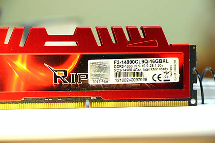 Оперативна пам'ять G. Skill DDR3 DDR3 4Gb PC3-14900 1866MHz (б/у), фото 3