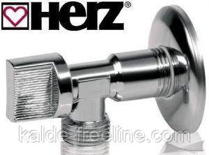 Кран для води Herz 1/2"-3/8" хромований, фото 1