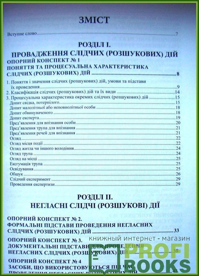 Зміст книги