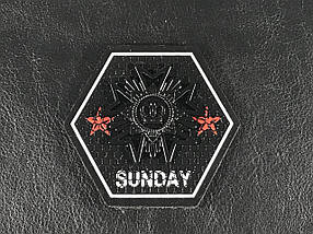Нашивка Герб Sunday 65x60 мм