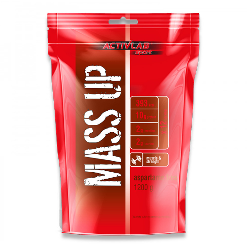 Гейнер Activlab Mass Up 1200 г полуниця