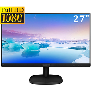 Монітор Philips V-Line 273V7QDSB/00 (27 дюймів, Full HD, режим LowBlue), фото 1