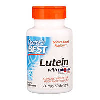 Лютеїн, Doctors Best, Лютемакс, 20 мг, 60 капсул
