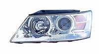 Ліва передня фара Hyundai Sonata NF 2008-2010 H7/H1 ел.рег., з моторчиком 221-1148L-LD-EM