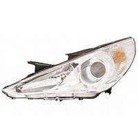 Права передня фара Hyundai Sonata YF 2011-2014 H7/H7 автом. рег..з мотором, хром.рамка 221-1156R-LDEM1