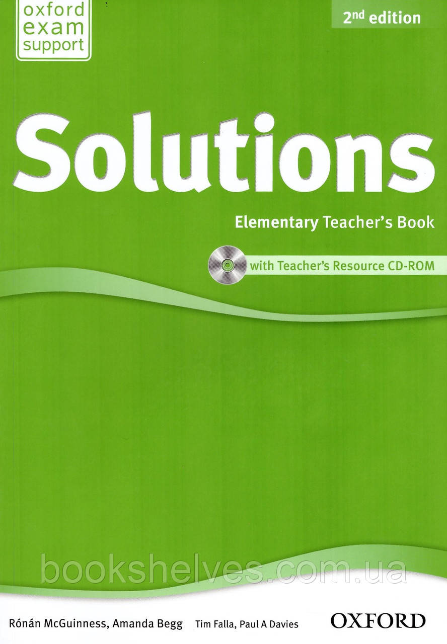 Solutions 2nd Edition Elementary Teacher's Book + CD-ROM