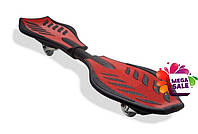 Скейтборд/скейт рипстик Ripstik Razor двухколесный с алюминиевой рамой: красный цвет