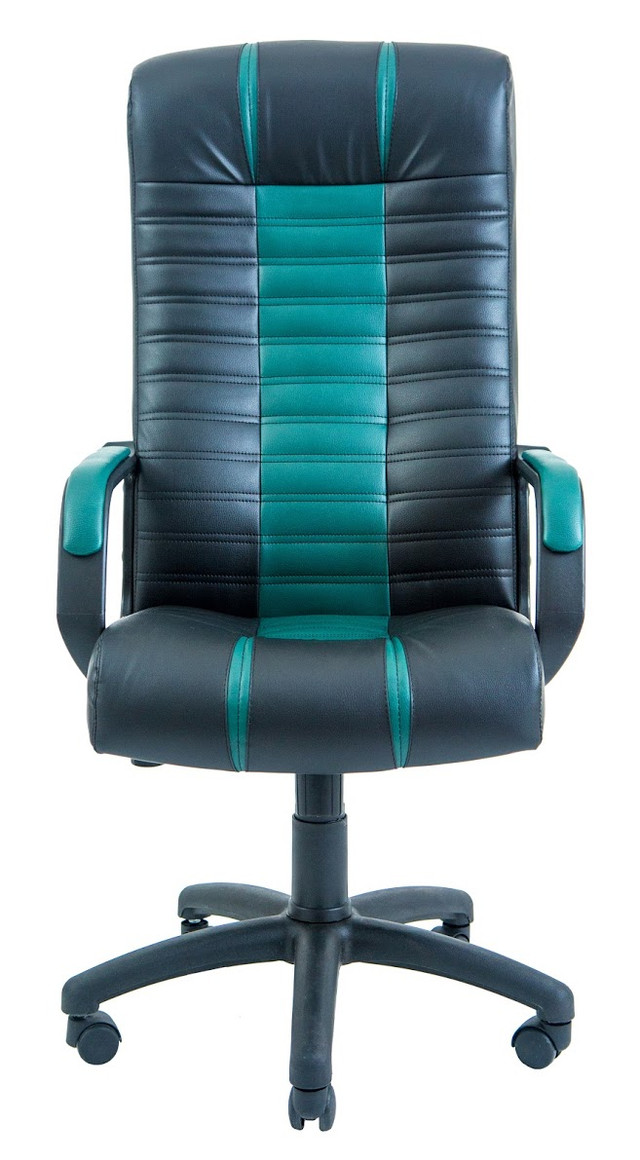 Кресло Атлант Скаден Черный-Зеленый (фото 2)