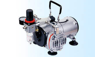 Двоциліндровий компресор для аерографа з ресивером Fengda AS-28