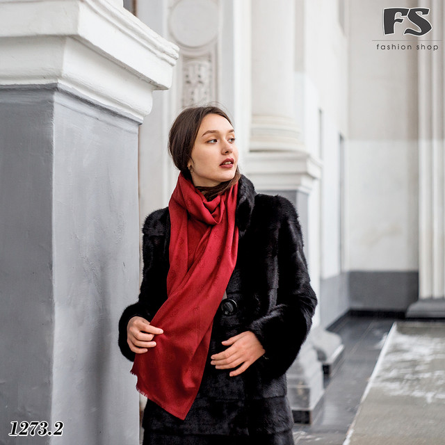 кашемировый шарф из пашмины