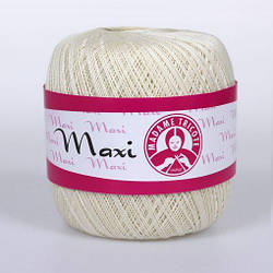 Maxi (Максі) 100% мерсеризована бавовна 6282 (KREM) крем