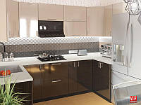 Кухня Мода (Vip master/Віп майстер) капучино+венге м/п