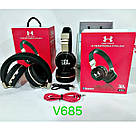 Бездротові bluetooth-навушники JBL V 685 + Fm, mp3, фото 3