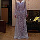 Сукня / Прозора сукня довга в підлогу 48-50 р. Сукня для фотосесій для шлюбної ночі Гіпюр, фото 2