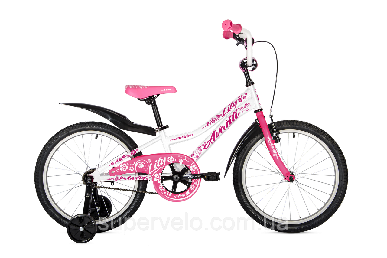 Avanti LILY 20" рожевий велосипед для дівчинки Білий, фото 1