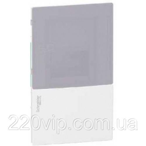 Щит Schneider-Electric Mini Pragma 4 модулі ВСТРАЇМИЙ димчасті двері MIP22104T бокс Шнайдер для автоматів