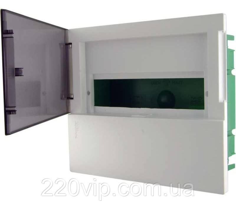 Щит Schneider-Electric Mini Pragma 18 модулів ВСТРАЇМИЙ прозорий дв MIP22118S бокс Шнайдер для автоматів