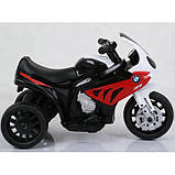 Дитячий триколісний електричний мотоцикл BMW S1000 RR, JT5188L-3, фото 4