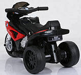 Дитячий триколісний електричний мотоцикл BMW S1000 RR, JT5188L-3, фото 3