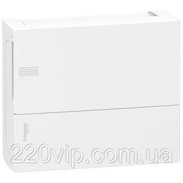 Щит Schneider-Electric Mini Pragma 12 модулі НАВІСНОЇ білі двері MIP12112 бокс Шнайдер для автоматів шафа