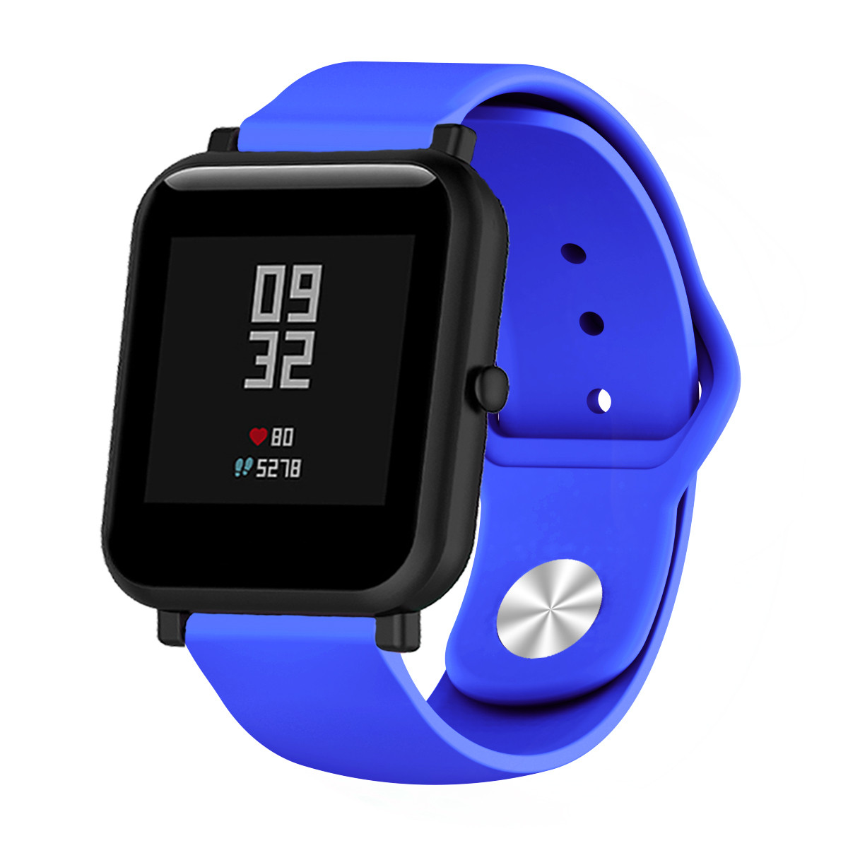 Силіконовий ремінець Sport Nike Youth для Xiaomi Amazfit Bip / Lite / 20 мм Темно-блакитний 1891P