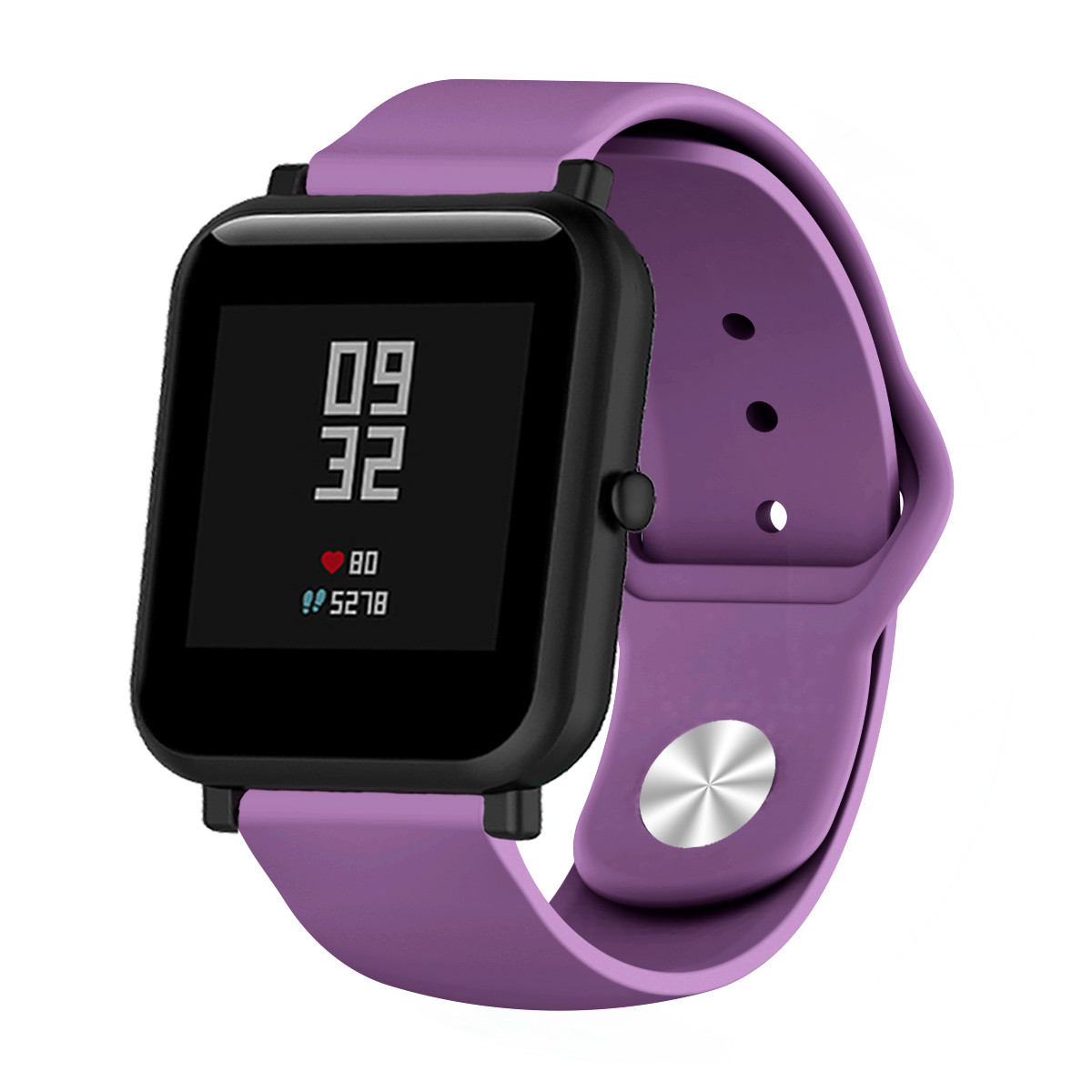 Силіконовий ремінець Sport Nike Youth для Xiaomi Amazfit Bip / Lite / 20 мм Фіолетовий 1891P