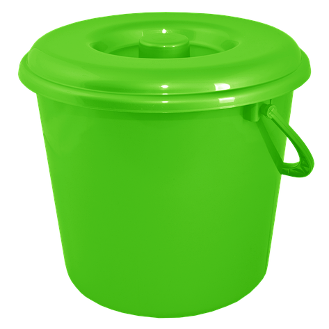 Відро кругле 18л. Оливковий, фото 1