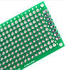 Монтажна макетна плата PCB 3x7 двостороння, фото 3