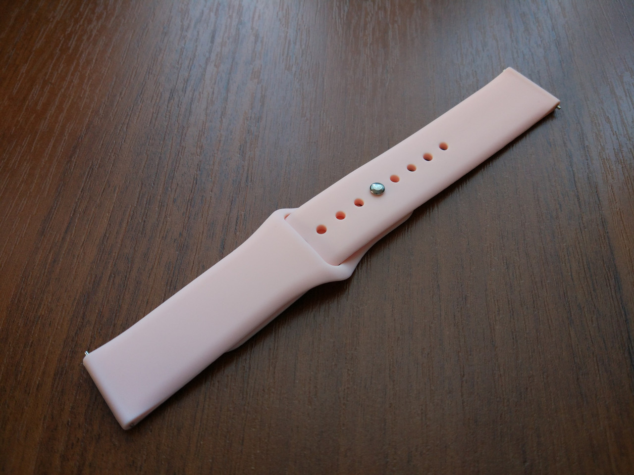 Силіконовий ремінець Sport Nike Youth для Xiaomi Amazfit Bip / Lite / 20 мм Бежевий / Рожевий 1891P