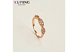 Кільце Xuping рожева позолота - 18размер, фото 2