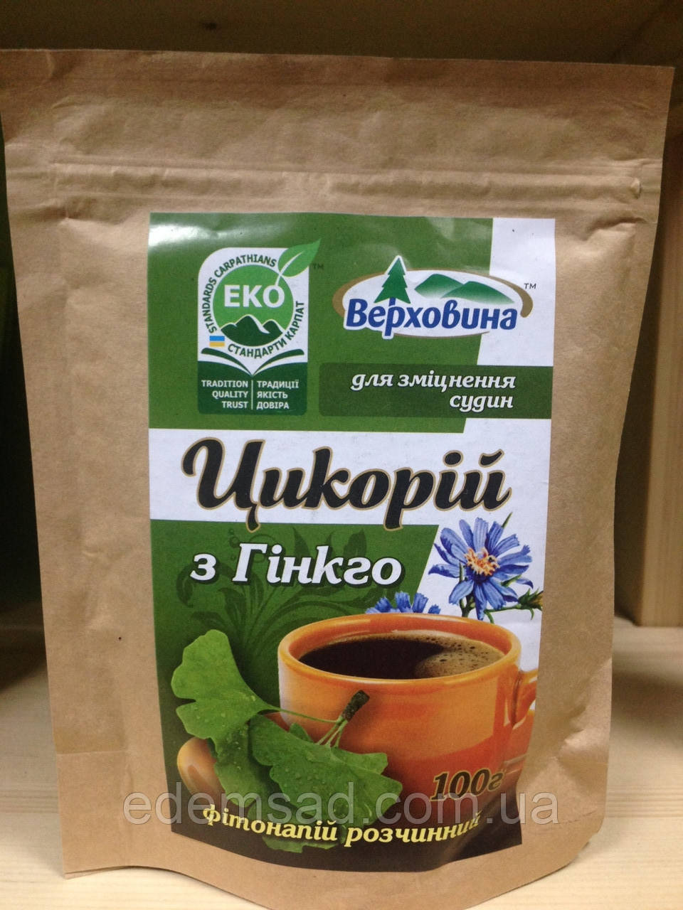 Цикорій із гінкго "Верховина", 100 г