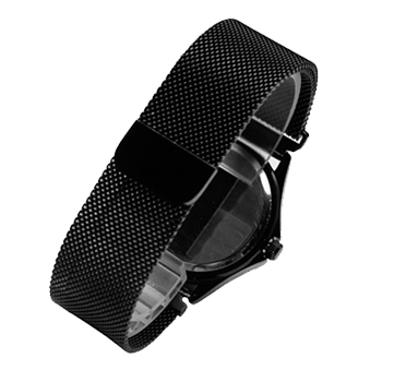 Металевий ремінець MiJobs Amazfit GTR 2 / Pace / Stratos / 22 мм міланська петля Чорний 1607P