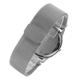 Металевий ремінець MiJobs Amazfit GTR 2 / Pace / Stratos / 22 мм міланська петля Срібний 1607P