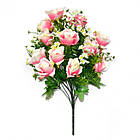 Букет великих троянд, на 12 голівки N17-82 (6 шт./уп.) продається упаковкою Штучні квіти оптом, фото 4