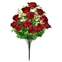 Букет больших роз, на 12 головки N17-82 (6 шт./ уп.) продается упаковкой Искусственные цветы оптом