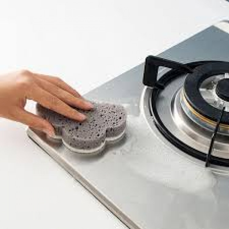 Губка для миття посуду сіра Хмара, фото 1