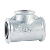 Чавунний трійник 1 1/4" внутрішні різі