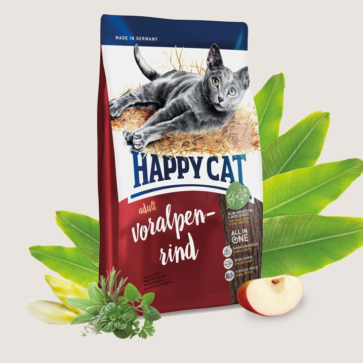 Сухий корм для кішок Happy Cat Supreme Adult Альпійська яловичина 1.4 кг