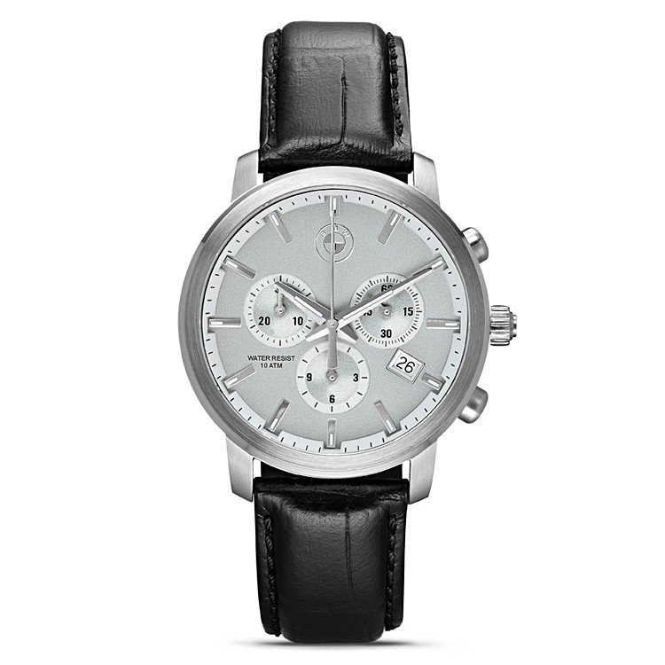 Оригінальний чоловічий наручний годинник BMW men's Chrono Wrist Watch Strap Black (80262365451), фото 1