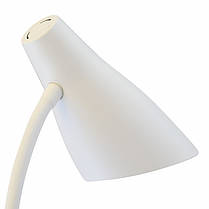 Світлодіодна настільна лампа 5w з регулюванням рівня яскравості + USB Right Hausen біла, фото 2