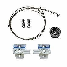 Ремкомплект склопідіймача Volkswagen Golf 6 передні ліві двері (УСІЛЕННИЙ)