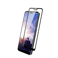 Захисне скло Nokia X6 2018 Full Glue 5D (Mocolo 0.33 mm)