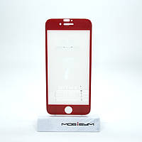 Защитное стекло iPhone 7 3D red