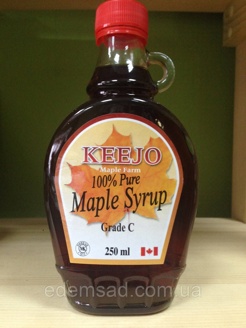 Кленовый сироп натуральный без сахара, класс С "Keejo", 250мл: продажа ...